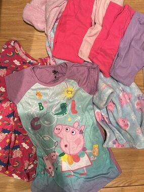 Peppa Pig Plush Robe in Pink & Light Blue